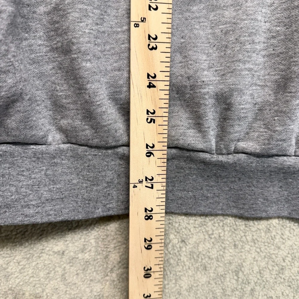 The North Face Mens Simple Dome Hoodie Gray Embroidered Logo Graphic Back XL